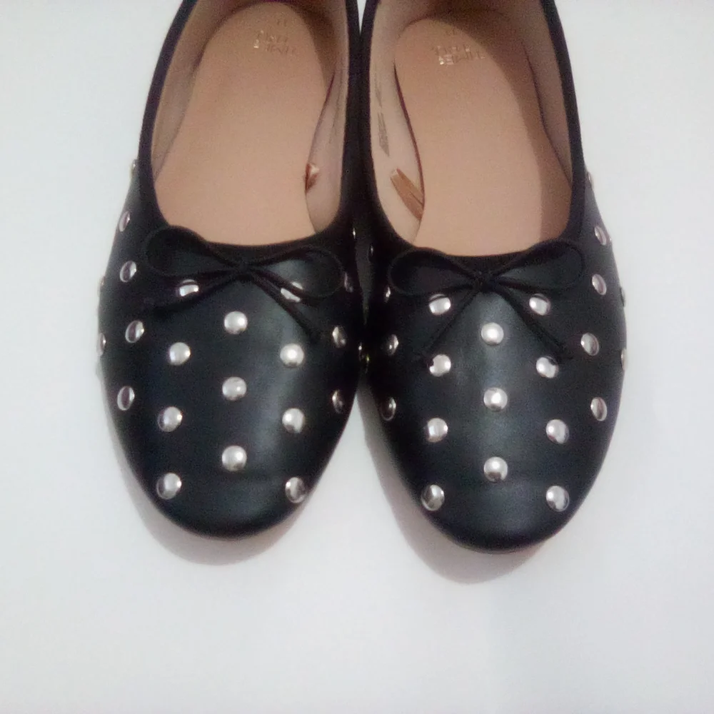 Time and Tru Women's Studded Ballet Flats Size 11 Slip On Comfort - Picture 7 of 10